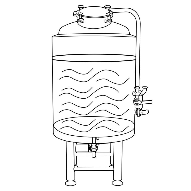 二次発酵段階